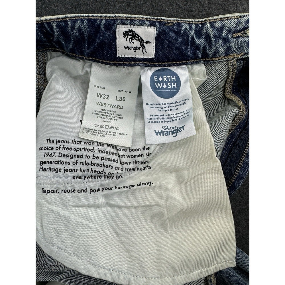 Wrangler Women's Two Tone Color Block High Rise Westward 626 Bootcut Jeans 32x30 - Picture 6 of 16